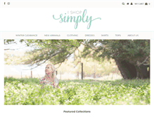 Tablet Screenshot of ishopsimply.com